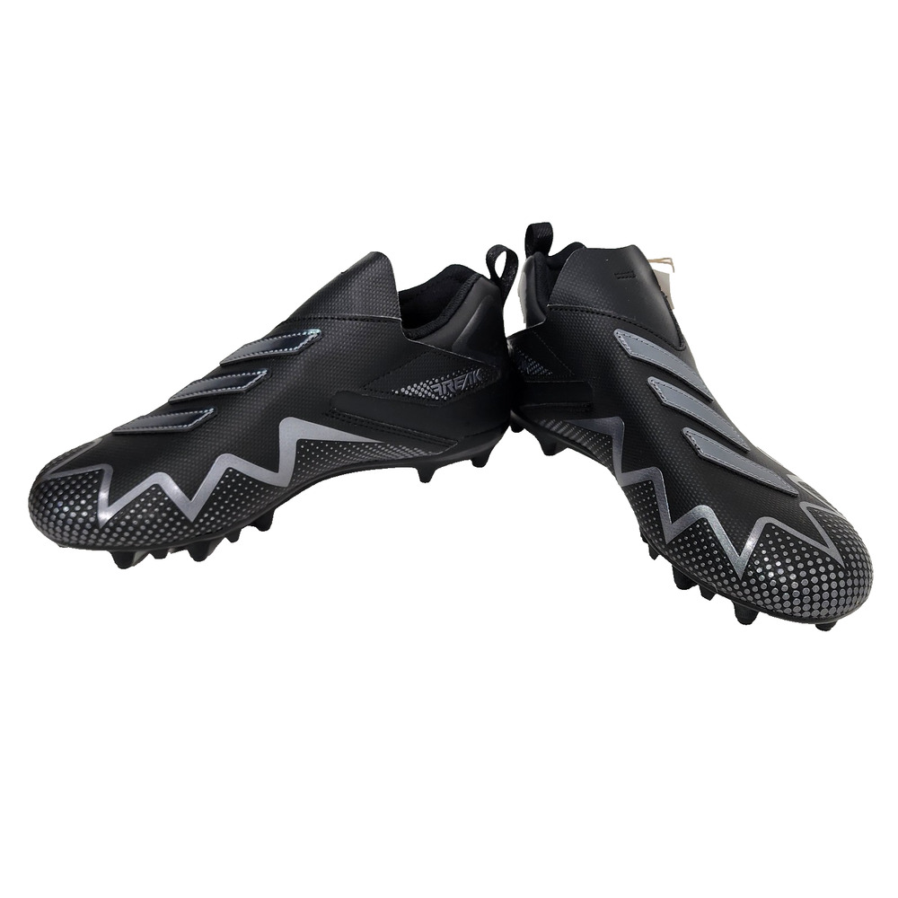 Adidas Freak Spark J Youth Football Cleats Size 4.5 Black Night Metallic GZ6842